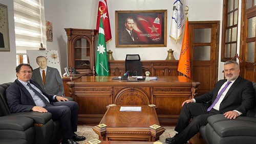 Kaymakamımız Ekrem Çeçen’ den, Başkan Semih Tepebaşı’ya Hayırlı Olsun Ziyareti